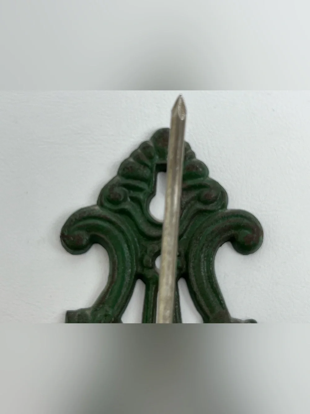 Ornate Green Decorative Wall Hook - Classic Home Accent